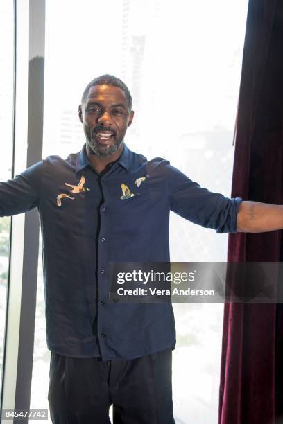 Idris Elba at "The Mountain Between Us" Press Conference at the Ritz Carlton Hotel on September 9, 2017 in Toronto, Canada.