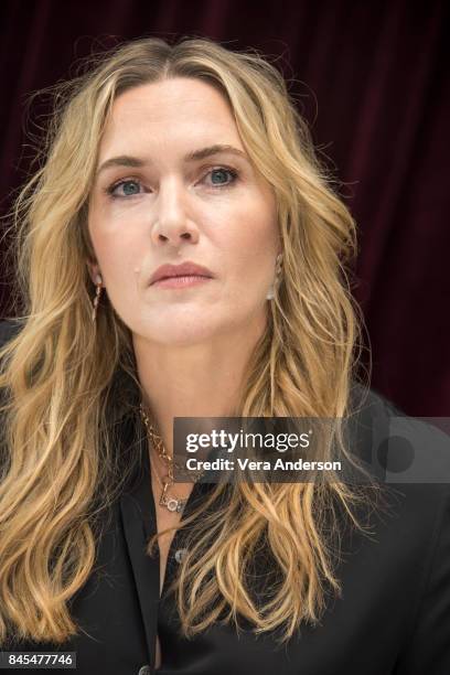 Kate Winslet at "The Mountain Between Us" Press Conference at the Ritz Carlton Hotel on September 9, 2017 in Toronto, Canada.