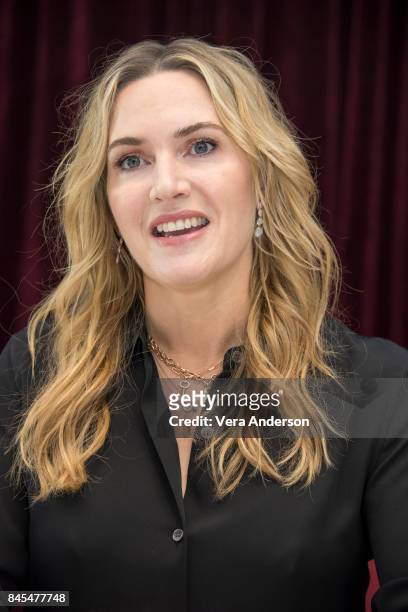 Kate Winslet at "The Mountain Between Us" Press Conference at the Ritz Carlton Hotel on September 9, 2017 in Toronto, Canada.