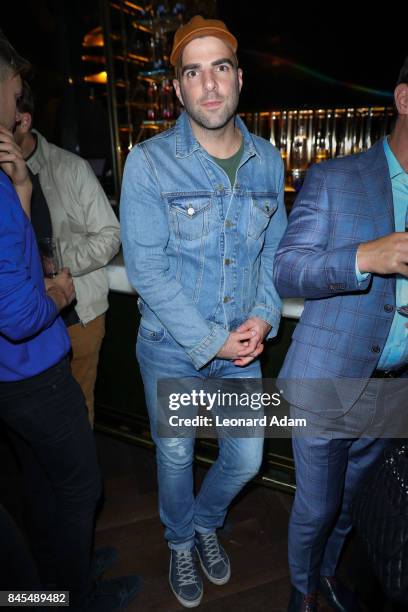 Actor Zachary Quinto attends the "mother!" party at The 2017 Toronto International Film Festival at Bisha Hotel & Residences on September 10, 2017 in...