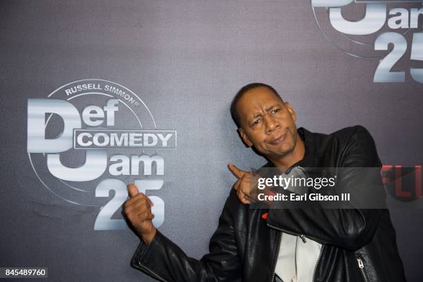 Comedian Mark Curry attends Netflix Presents Russell Simmons "Def Comedy Jam 25" Special Event at The Beverly Hilton Hotel on September 10, 2017 in...