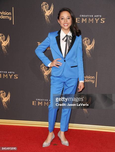 Actress Breanna Yde attends the 2017 Creative Arts Emmy Awards at Microsoft Theater on September 10, 2017 in Los Angeles, California.