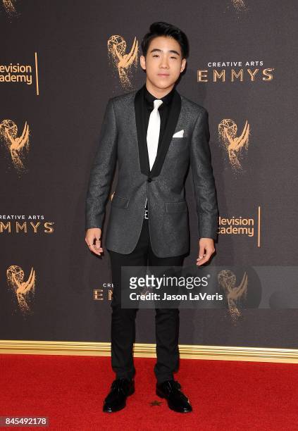 Actor Lance Lim attends the 2017 Creative Arts Emmy Awards at Microsoft Theater on September 10, 2017 in Los Angeles, California.