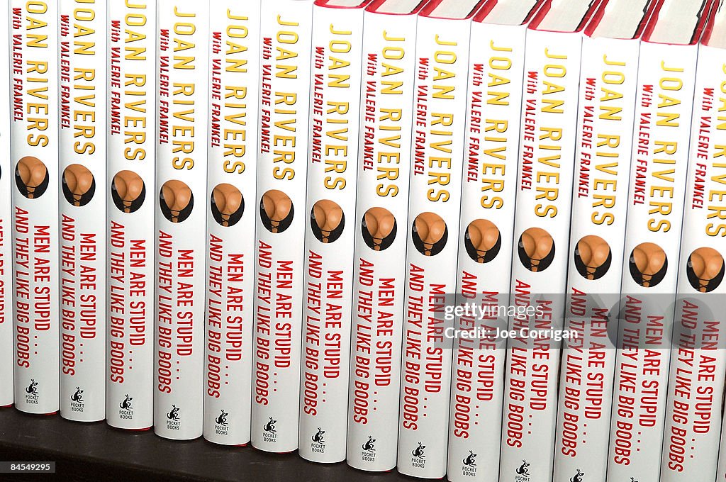 Jacob Rivers Books A shelf full of the new books by Joan Rivers entitled