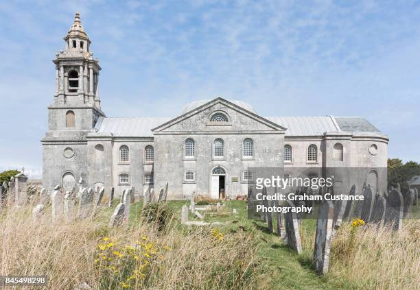 st george's church, portland, dorset - portland dorset stock pictures, royalty-free photos & images