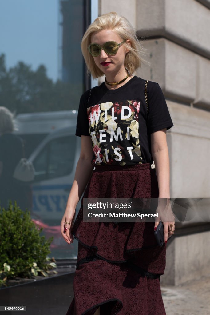 New York Fashion Week - Street Style - Day 4