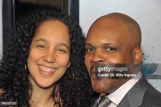 Honoree/screenwriter Gina Prince-Bythewood and her husband Reginald Bythewood arrive at the 3rd Annual Bold Ink Awards at Fox Studios on January 29,...