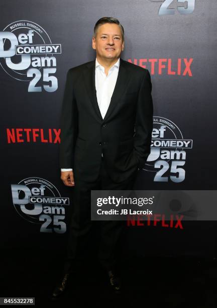 Ted Sarandos attends Netflix Presents Russell Simmons 'Def Comdey Jam 25' Special Event at The Beverly Hilton Hotel on September 10, 2017 in Beverly...