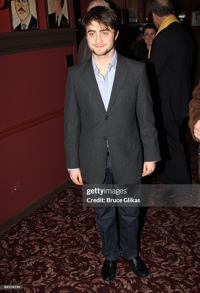 Daniel Radcliffe Receives His Portrait at Sardi's