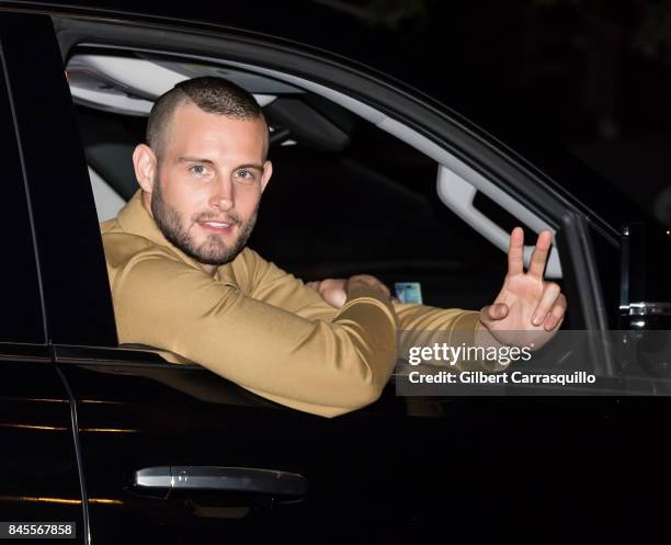 Actor Nico Tortorella is seen during the FENTY PUMA by Rihanna Spring/Summer 2018 Collection at Park Avenue Armory on September 10, 2017 in New York...