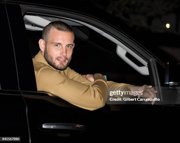 Actor Nico Tortorella is seen during the FENTY PUMA by Rihanna Spring/Summer 2018 Collection at Park Avenue Armory on September 10, 2017 in New York...