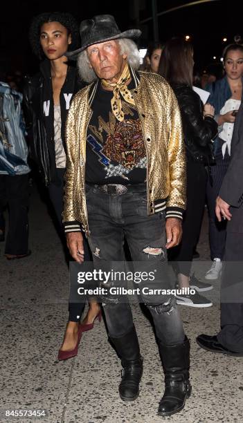 James F. Goldstein is seen arriving the FENTY PUMA by Rihanna Spring/Summer 2018 Collection at Park Avenue Armory on September 10, 2017 in New York...