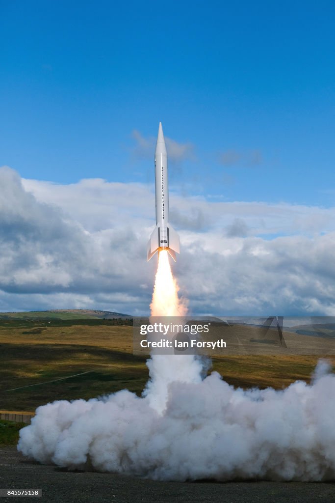 Radbolt Rocket The Skybolt 2 Research Rocket is successfuly launched from Otterburn ...