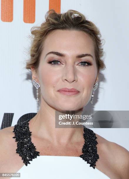 Actress Kate Winslet attends the premiere of "The Mountain Between Us" during the 2017 Toronto International Film Festival at Roy Thomson Hall on...