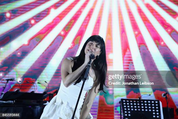 Kimberly Perry performs during the Closing Night Gala at Cinecittà as part of the 2017 Celebrity Fight Night in Italy Benefiting The Andrea Bocelli...