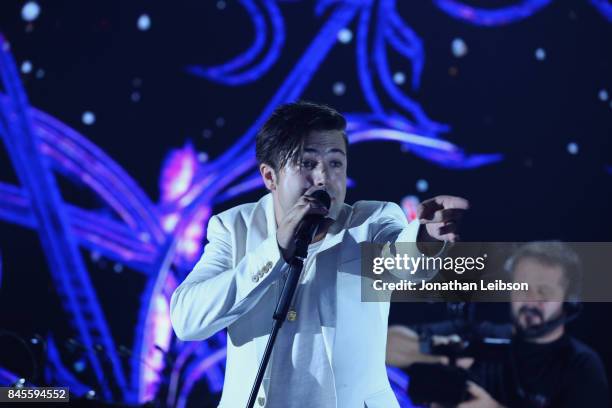 Neil Perry performs during the Closing Night Gala at Cinecittà as part of the 2017 Celebrity Fight Night in Italy Benefiting The Andrea Bocelli...