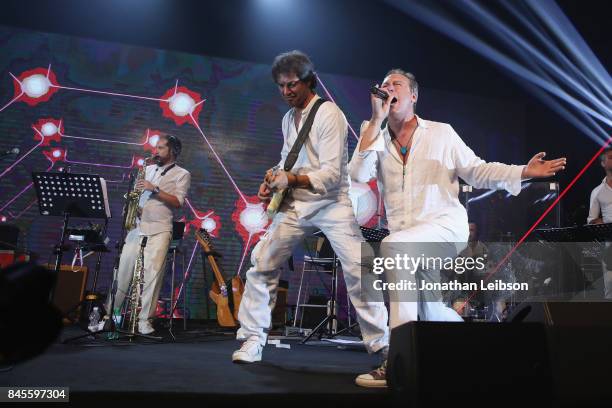 John Corbett performs during the Closing Night Gala at Cinecittà as part of the 2017 Celebrity Fight Night in Italy Benefiting The Andrea Bocelli...