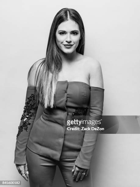 Personality JoJo Fletcher poses for a portrait during the Daily Front Row's Fashion Media Awards at Four Seasons Hotel New York Downtown on September...