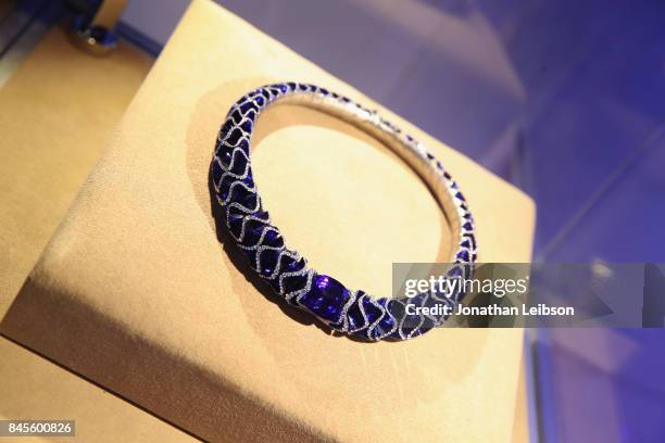 View of Vhernier jewelry on display at the Closing Night Gala at Cinecittà as part of the 2017 Celebrity Fight Night in Italy Benefiting The Andrea...