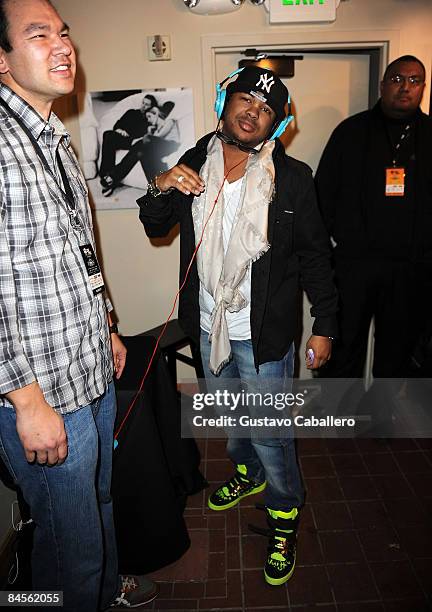 Def Jam Recording artist The-Dream at the Island Def House of Hype Hospitality Suite on January 16, 2009 in Park City, Utah.