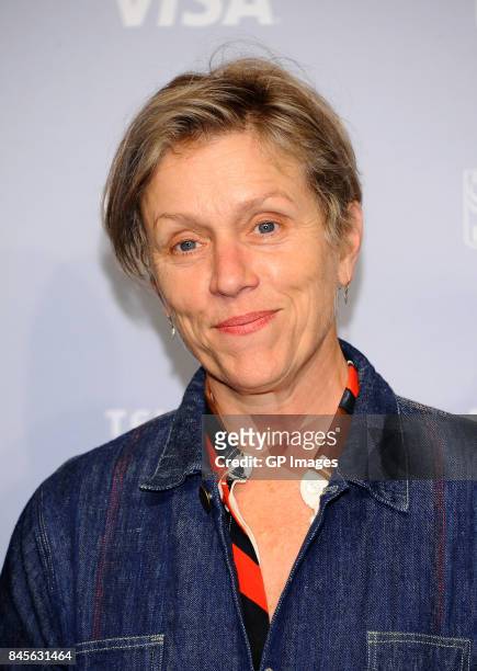 Actress Frances McDormand attends "Three Billboards Outside Of Ebbing, Missouri" press conference during 2017 Toronto International Film Festival at...