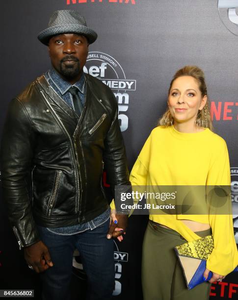 Mike Colter and Iva Colter attend Netflix Presents Russell Simmons 'Def Comdey Jam 25' Special Event at The Beverly Hilton Hotel on September 10,...