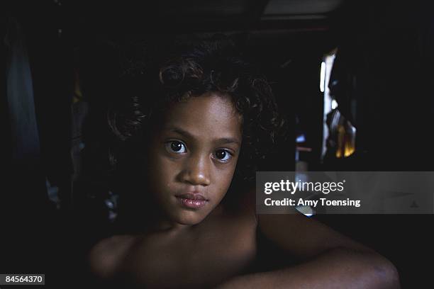 Mele Fakatu in her home in Koulo village, April 11, 2007 in Ha'apai, Tonga. Captain James Cook, who explored the area three times in the 1770s, gave...