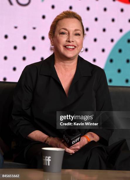 Director Lili Fini Zanuck speaks onstage at "Eric Clapton: Life In 12 Bars" press conference during 2017 Toronto International Film Festival at TIFF...