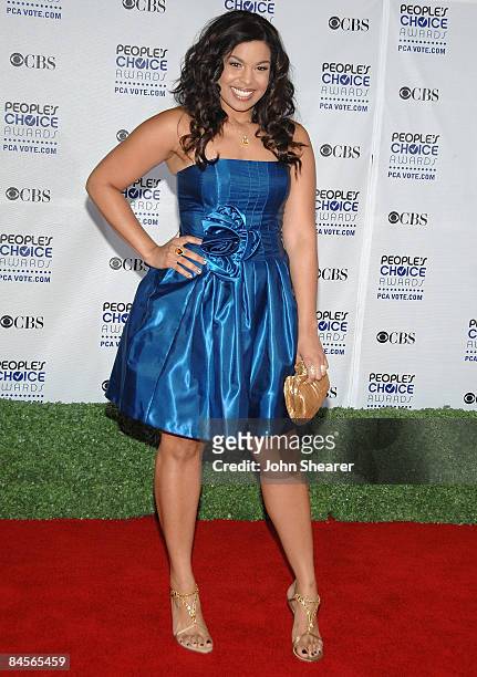 Singer Jordin Sparks arrives at the 35th Annual People's Choice Awards held at the Shrine Auditorium on January 7, 2009 in Los Angeles, California.
