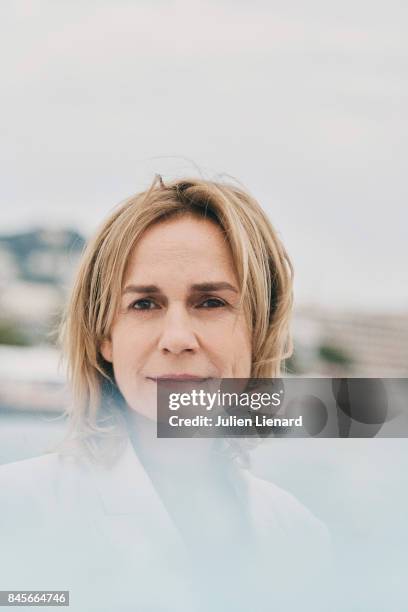Actress Sandrine Bonnaire, is photographed for Self Assignment on May 18, 2017 in Cannes, France.