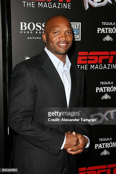 Eric Metcalf arrives at ESPN the Magazine's NEXT Big Weekend 2009 Super Bowl Party on January 30, 2009 in Tampa, Florida.