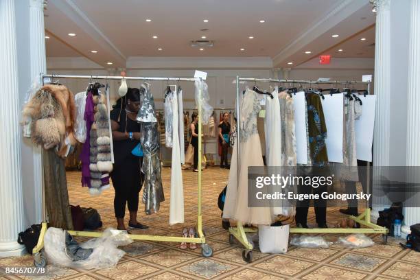 Atmosphere at the Dennis Basso fashion show during New York Fashion Week: The Shows at The Plaza Hotel on September 11, 2017 in New York City.