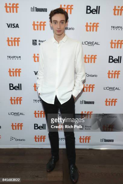 Rising Star Theodore Pellerin attends The 2017 Rising Stars - Power Break Lunch At The 2017 Toronto International Film Festival at Ricarda's...