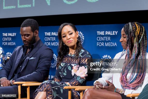 Actors Kofi Siriboe, Dawn-Lyen Gardner and Rutina Wesley attend The Paley Center For Media's 11th Annual PaleyFest Fall TV Previews Los Angeles for...
