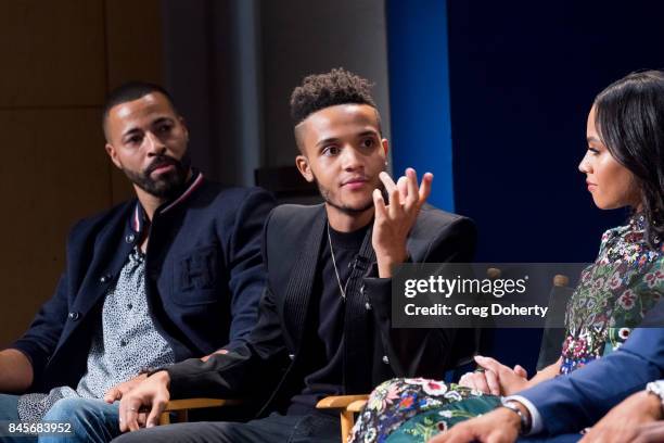 Actors Timon Kyle, Nicholas Ashe and Bianca Lawson attend The Paley Center For Media's 11th Annual PaleyFest Fall TV Previews Los Angeles for the...