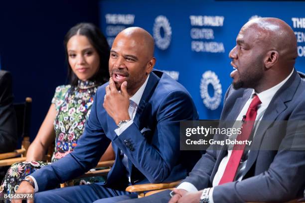 Actors Bianca Lawson, Dondre Whitfield and Omar Dorsey attend The Paley Center For Media's 11th Annual PaleyFest Fall TV Previews Los Angeles for the...