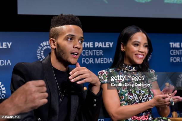 Actors Nicholas Ashe and Bianca Lawson attend The Paley Center For Media's 11th Annual PaleyFest Fall TV Previews Los Angeles for the OWN: The Oprah...