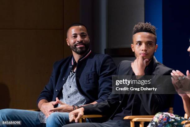 Actors Timon Kyle and Nicholas Ashe attend The Paley Center For Media's 11th Annual PaleyFest Fall TV Previews Los Angeles for the OWN: The Oprah...