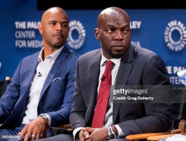 Actors Dondre Whitfield and Omar Dorsey attend The Paley Center For Media's 11th Annual PaleyFest Fall TV Previews Los Angeles for OWN: The Oprah...