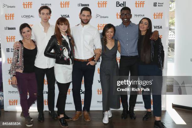 Rising Stars Mary Galloway, Theodore Pellerin, Jessie Buckley, Vinnie Bennett, Ellen Wong, Mamoudou Athie and Lina El Arabi attend The 2017 Rising...