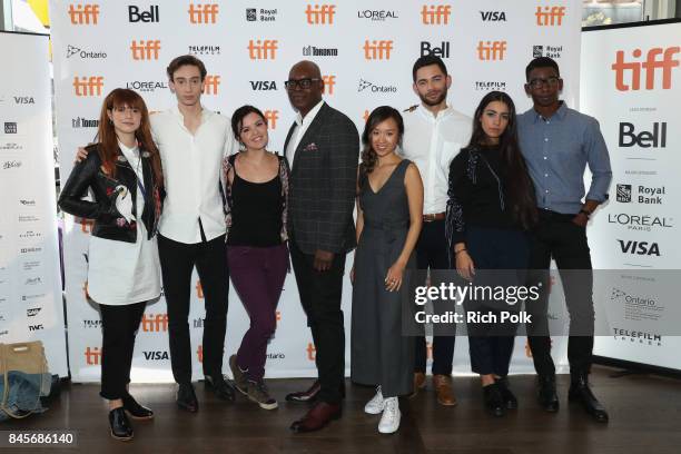 Rising Stars Mary Galloway, Theodore Pellerin, Jessie Buckley, TIFF Artistic Director Cameron Bailey, Vinnie Bennett, Ellen Wong, Mamoudou Athie and...