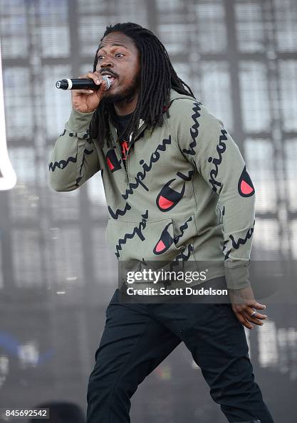 Sirby Rapper Rapper SIR performs onstage during the Day N Night Festival at Angel ...