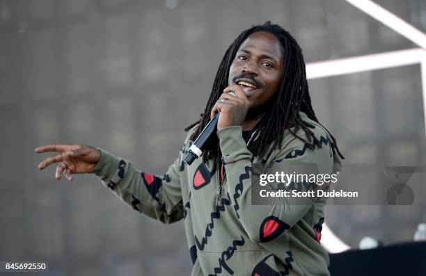 Sir Rnb Singer Rapper SIR performs onstage during the Day N Night Festival at Angel ...
