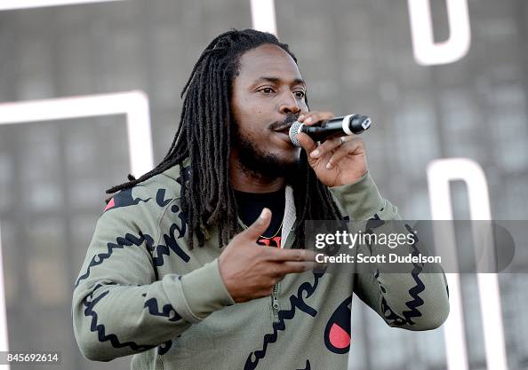 Rapper SIR performs onstage during the Day N Night Festival at Angel ...