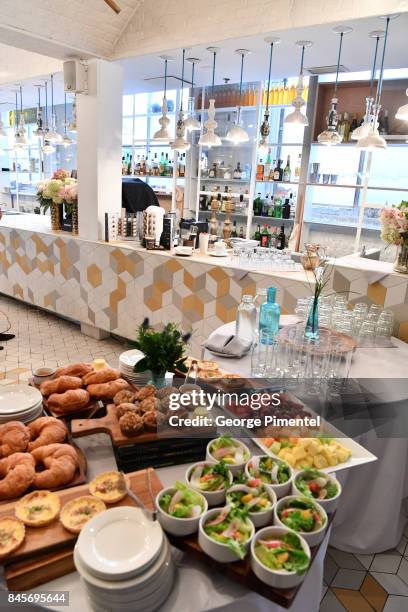 Nespresso coffee with creators of "Unicorn Store" on September 11, 2017 in Toronto, Canada.