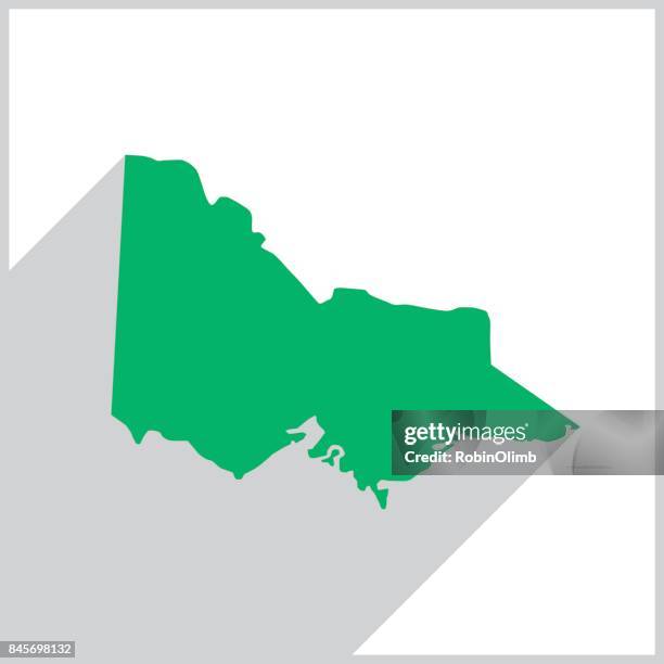 victoria green map icon - victoria stock illustrations