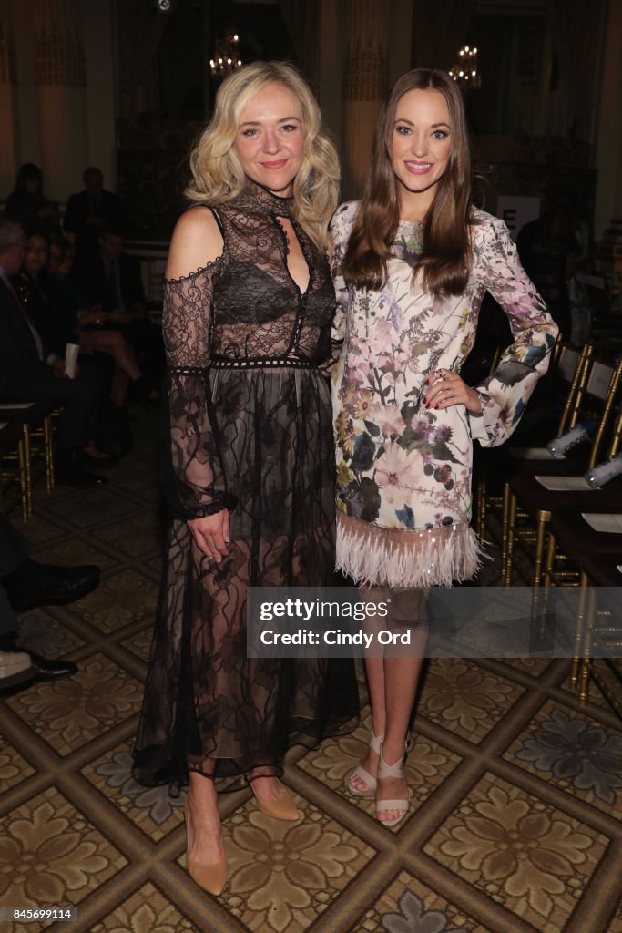 Actresses Rachel Bay Jones and Laura Osnes attend Dennis Basso... News