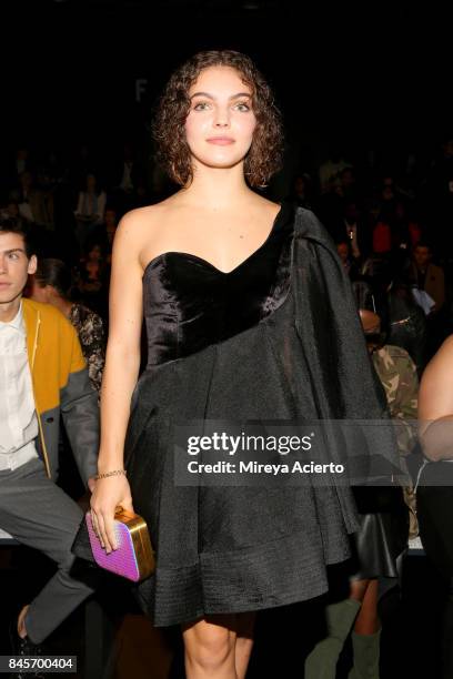 Camren Bicondova attends the John Paul Ataker fashion show during New York Fashion Week: The Shows at Gallery 1, Skylight Clarkson Sq on September...