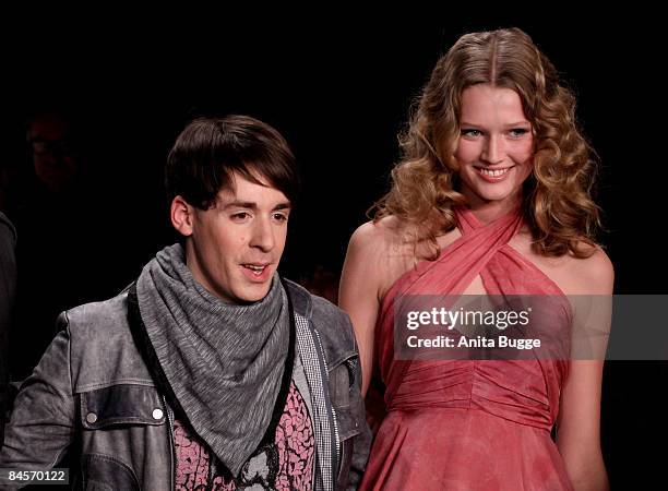 Kilian Kerner attends his fashion show during the autmn/winter 2009/10 Mercedes Benz Fashion week on January 29, 2009 in Berlin, Germany.