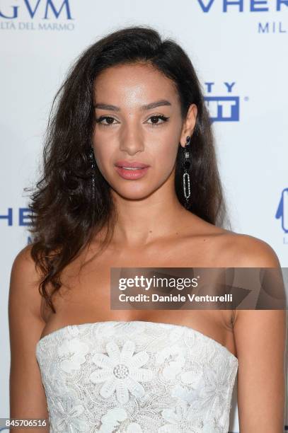 Soraya Azzabi attends Celebrity Fight Night on September 10, 2017 in Rome, Italy.